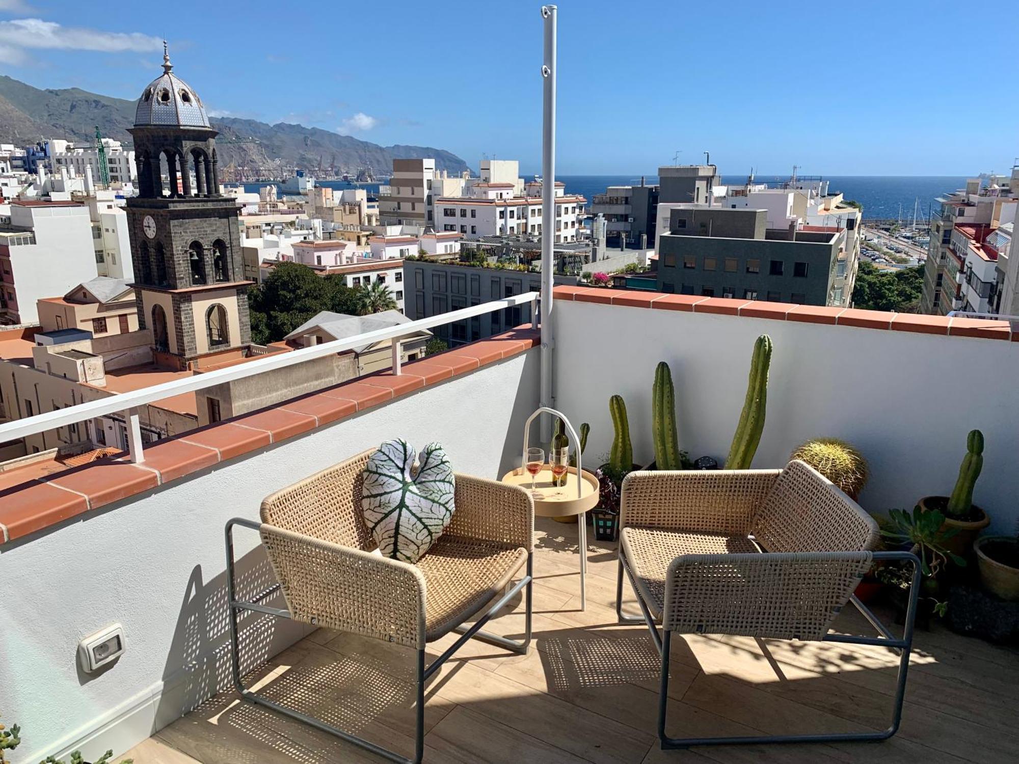 Apartmán Atico Con Terraza, Vistas Panoramicas Y Parking Santa Cruz de Tenerife Exteriér fotografie