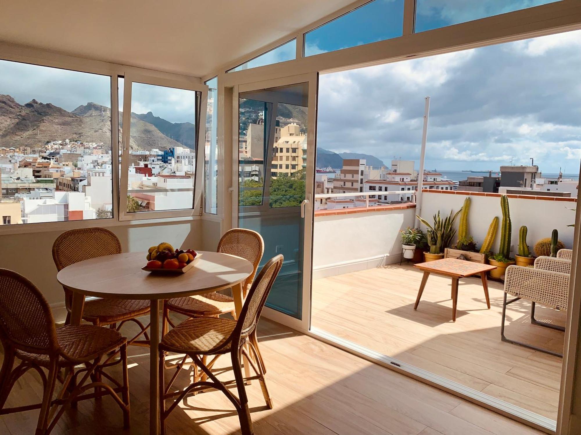 Apartmán Atico Con Terraza, Vistas Panoramicas Y Parking Santa Cruz de Tenerife Exteriér fotografie
